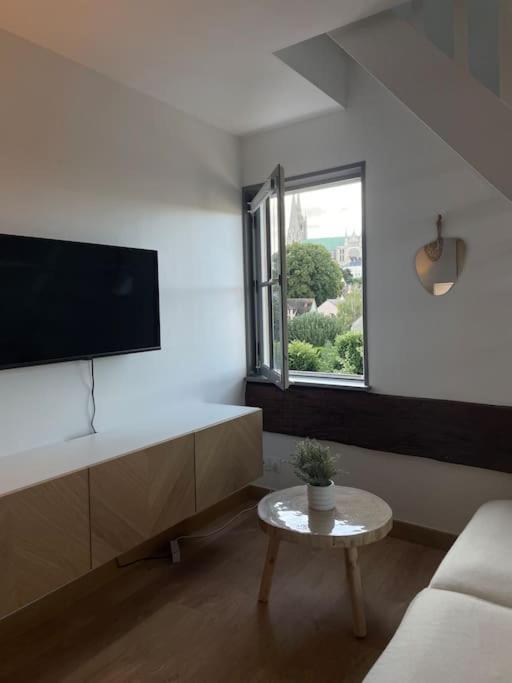 Duplex Bord De L'Eure - Parking Inclus - Jolie Vue Sur La Cathedrale Apartment ชาร์ตร ภายนอก รูปภาพ