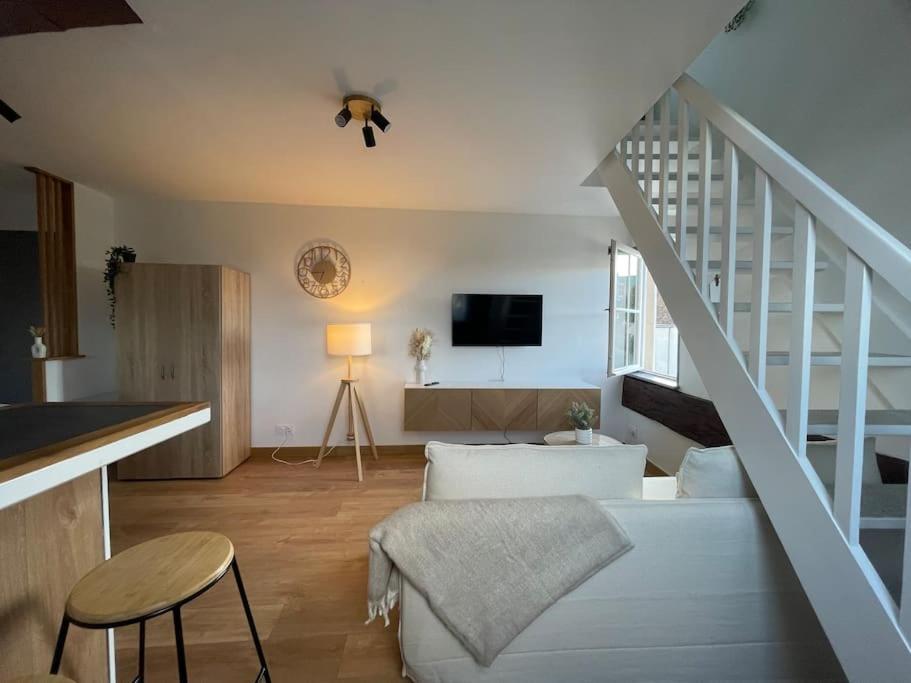 Duplex Bord De L'Eure - Parking Inclus - Jolie Vue Sur La Cathedrale Apartment ชาร์ตร ภายนอก รูปภาพ